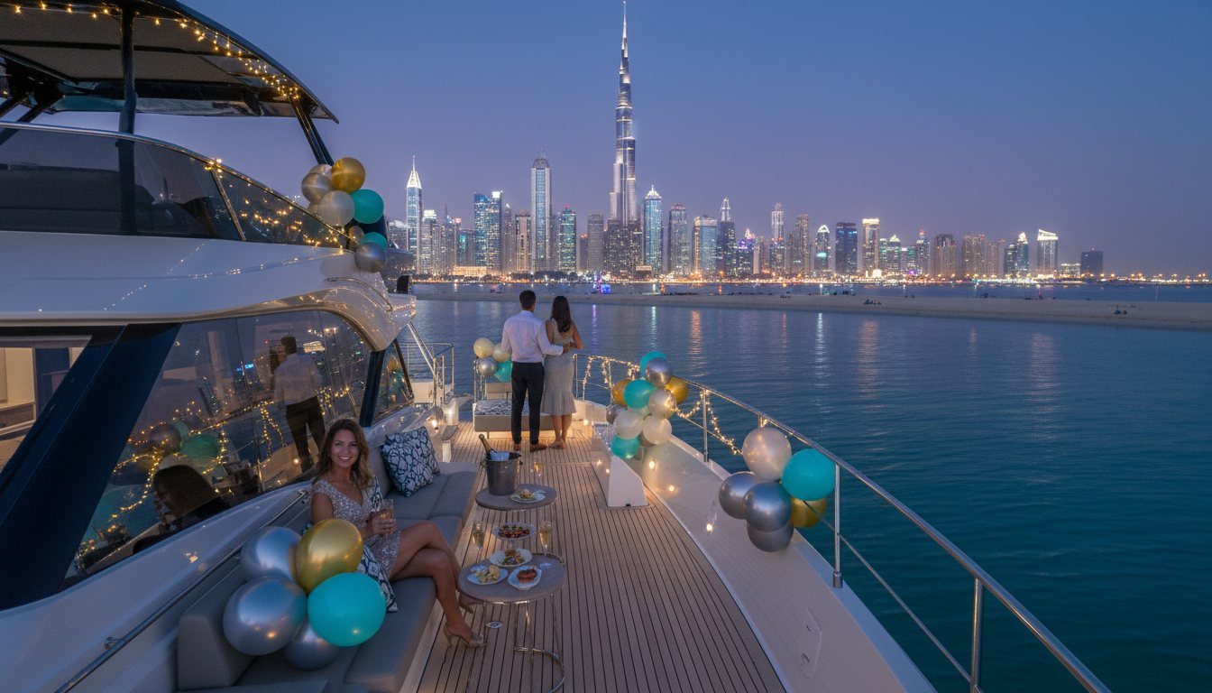 Night Yacht Parties on the Dubai Coast
